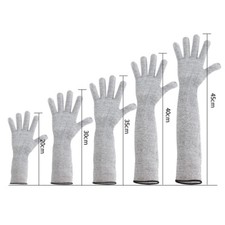 Level 5 Anti Cut Arm Puncture Gloves Cutting Resistant Bracers Protector 1pcs