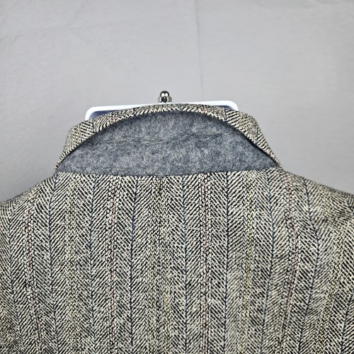 Nino Cerruti Tweed Herringbone Blazer Men's 42 Multicolor Single Vent 2 Button - Picture 17 of 19