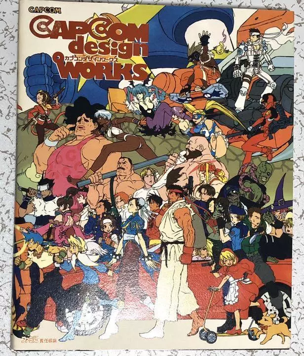 CAPCOM DESIGN WORKS Illustration Art Book Kinu Nishimura