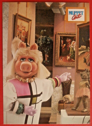 THE MUPPETS - Card #36 - WELCOME TO MISS PIGGY'S PRIVATE ART GALLERY - 1993 - Picture 1 of 2
