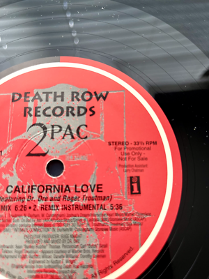 【レア7インチ】2PAC Dr.Dre - California Love 2Pac Ft Dr. Dre - California Love OG1995 Press 12
