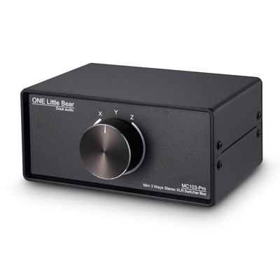 Nobsound Out Xlr Balanced Audio Converter Stereo Passive Selector Switcher