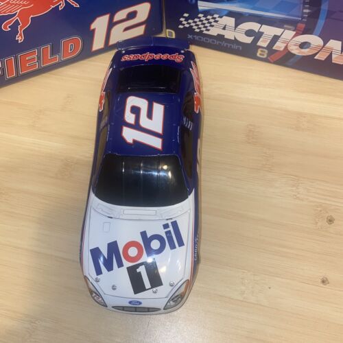 Jeremy Mayfield 2001 #12 Mobil 1 Bank 1:24 Car Vintage - Picture 3 of 9