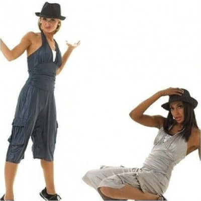 Adult 3XL Dark Gray Jazz Dance Costume WHY NOT Metallic