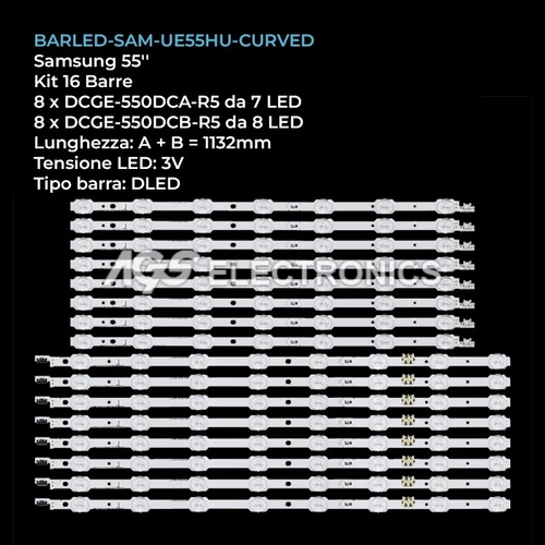 SAMSUNG 2014SVS55-CURVED-3228 BN96-33493A 16 BAR TV LED STRIP KIT