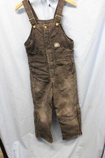 Polar King INSULATED black BIBS overalls thick heavy unisex MED YOUTH 14X22