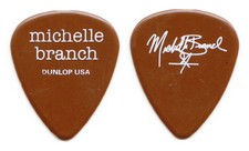 Michelle Branch Signature Brown Guitar Pick - 2002 Tour