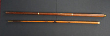 Antique Victorian Wood Cane Walking Stick Silver Hard Wood As-Is