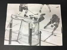 1962 Jacques Plante Vintage Press Photo NHL Hockey Stanley Cup Playoffs Chicago