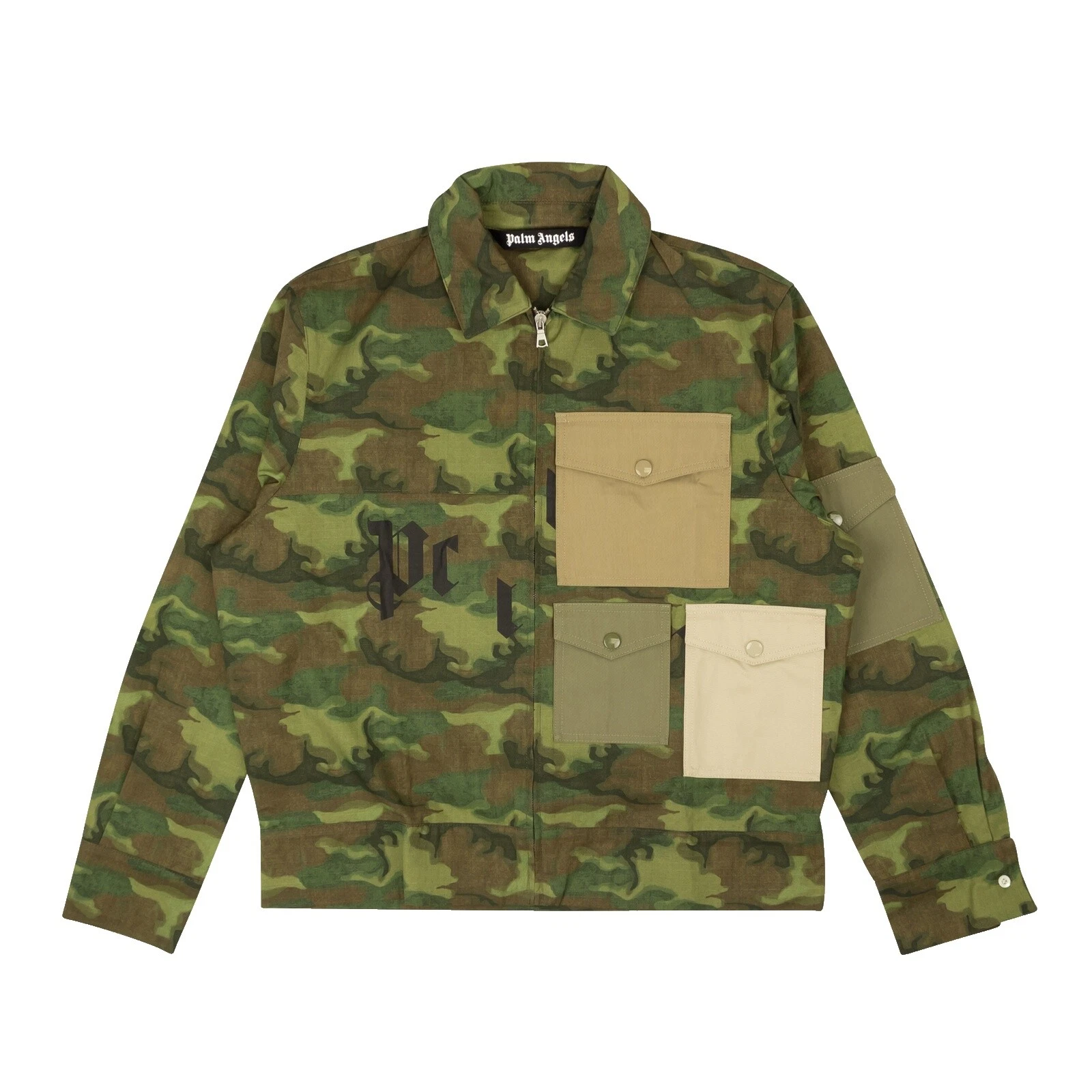 Camouflage Casual Button-Down Shirts for Men