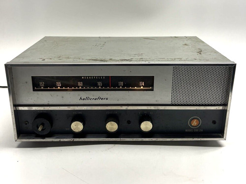RARE 1963 Hallicrafters CRX-2A 10 Tube, Single Band, Dual Conversion FM receiver