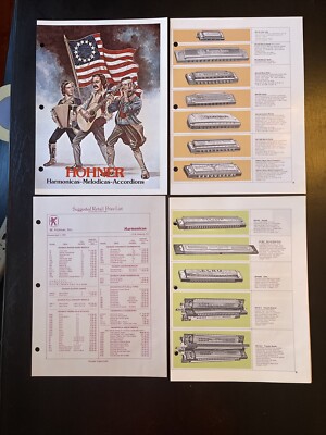 1976 M. Hohner Inc. Harmonicas Melodicas & Diatonic Accordions Sales Section 14p