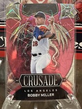 2023 Panini Chronciles Crusade Bobby Miller Pink Laser /17