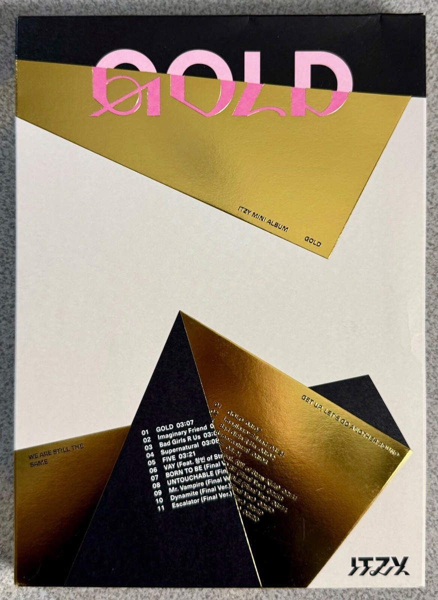 ITZY GOLD 9th Mini Album Standard YELLOW Version Unsealed