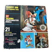 Raggedy Ann and Raggedy Andy View Master Talking Reels Gaf 1971 3 Reels AVB406