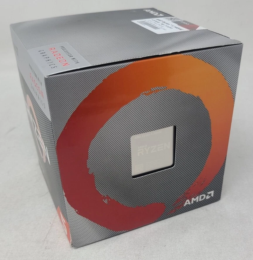 AMD Ryzen 5 3400G 3.7GHz Quad-Core Desktop Processor New-Factory Sealed - Image 2 of 4