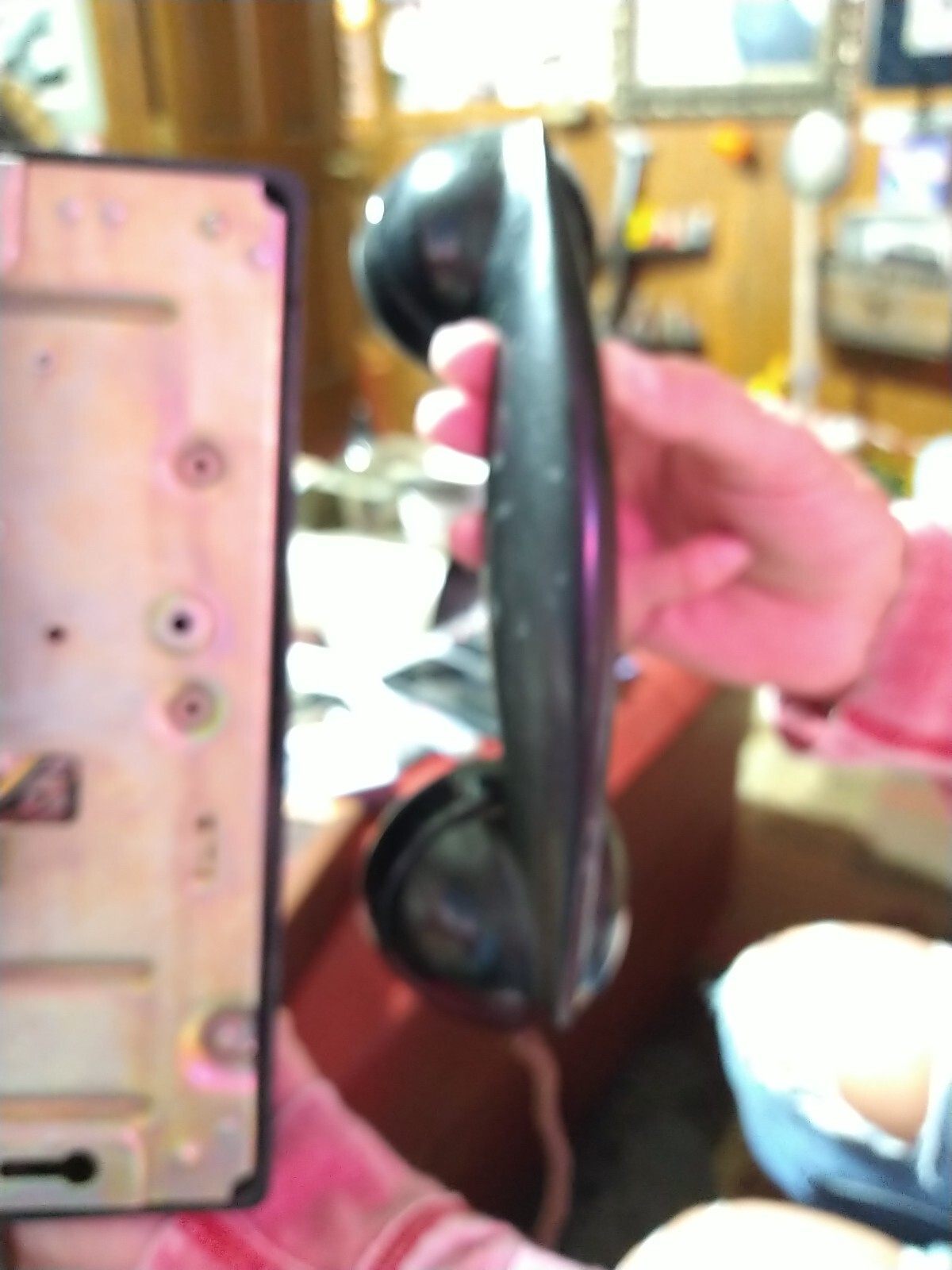 Vintage Telephone Bell System Made By Western Electric Wall Mount Phone Black eBay