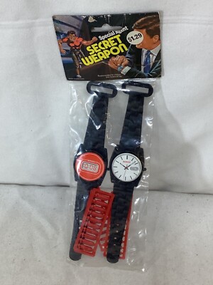 1960s Special Agent Secret Weapon Wristwatch Watch Gun 007