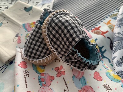 Zapatitos Tejidos Zapatos De Tela Para Bebes Hechos A Mano