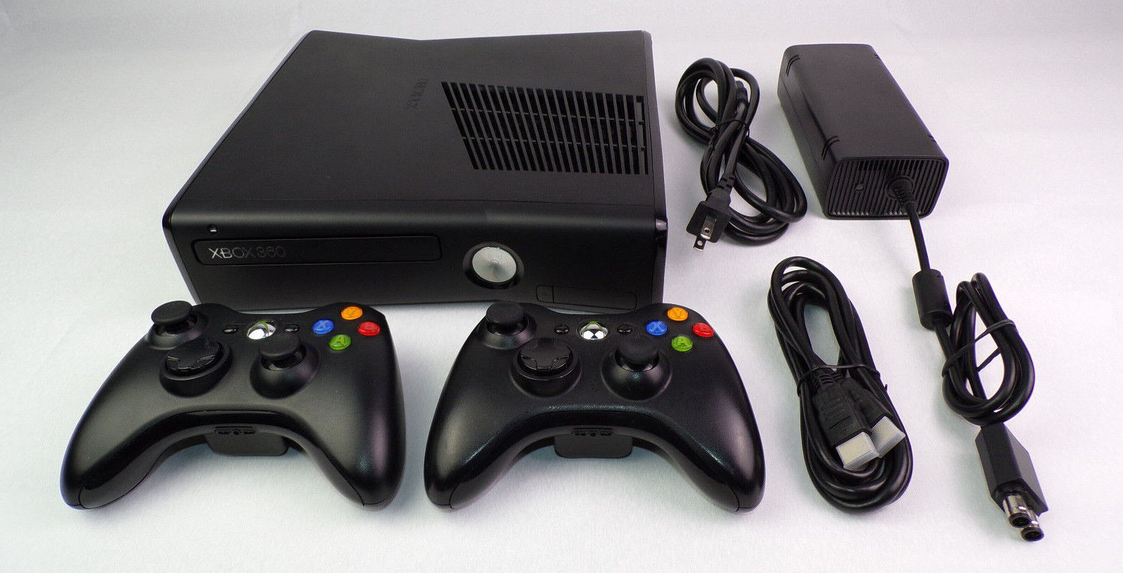 Console Xbox 360 Slim 250GB Black Piano - Microsoft - MeuGameUsado