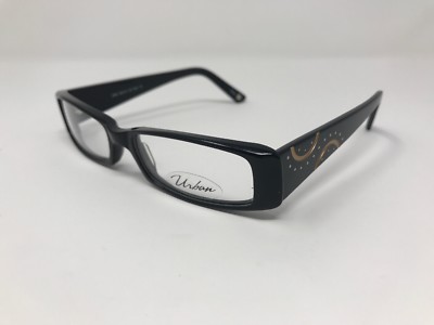 Urban Eyeglasses 2459 52-16-140mm Black Gold D332