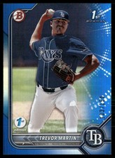 Trevor Martin 2022 Bowman Draft 1st Edition Blue Tampa Bay Rays #BD-184