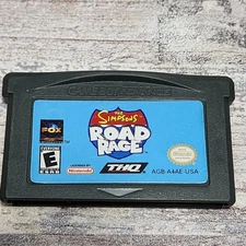 Simpsons Road Rage Nintendo Game Boy Advance Gameboy Game GBA Tested Works