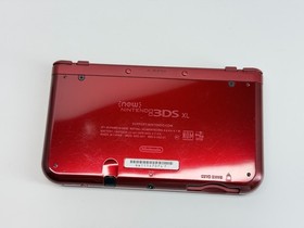 New 3DS XL Metallic Red Handheld System Bundle w/Games & Charger