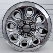 CHEVY SILVERADO GMC SIERRA 04-13 FACTORY OEM 17" CHROME CLAD WHEEL RIM 5223 #2