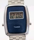 Vintage Timex SSQ Digital Blue dial watch [Works]