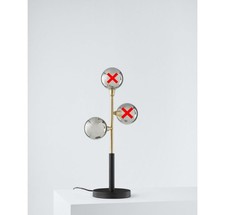John Lewis Huxley Complete Indoor Corded Table Lamp - Black {Missing Shades}