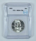 1963 Franklin Half Dollar MS64 FBL ICG