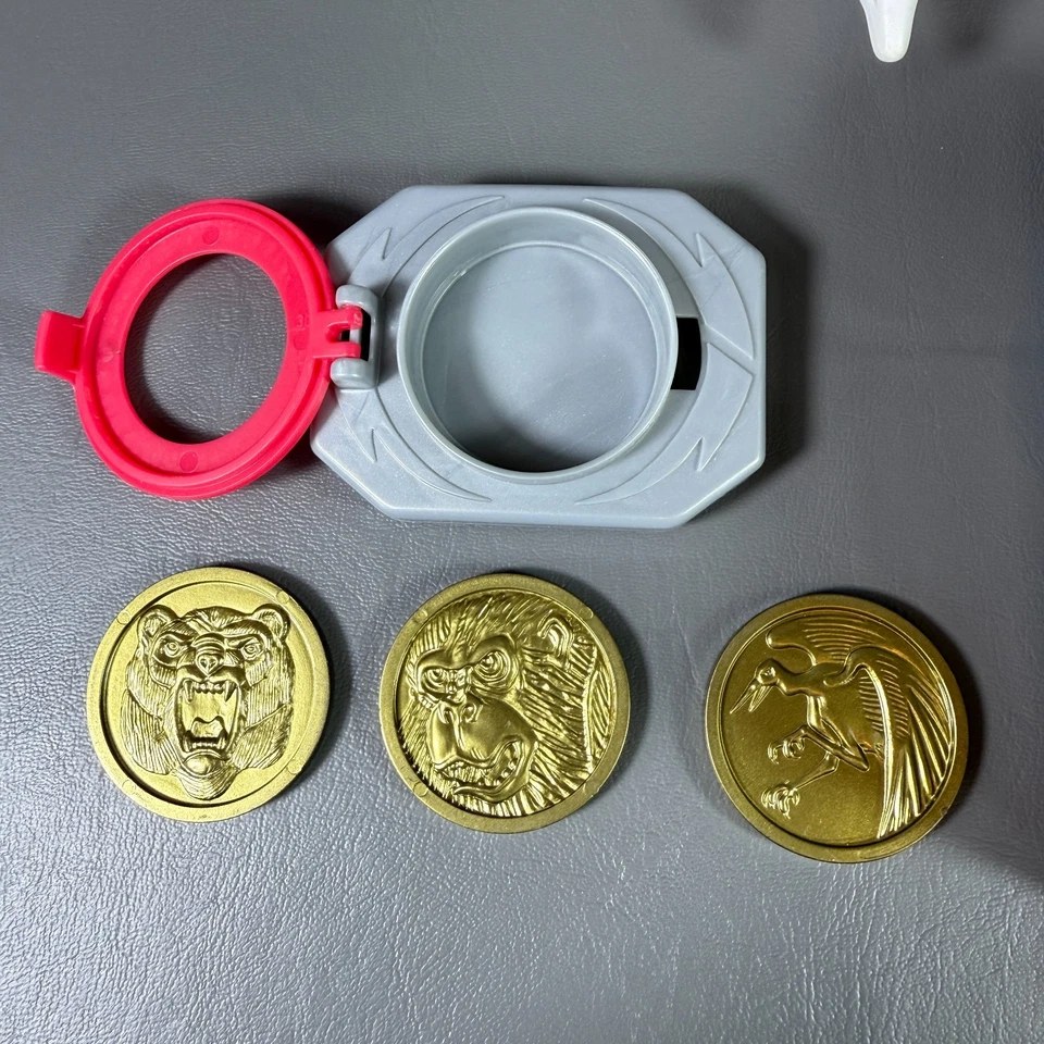 1995 Saban Mighty Morphin Power Rangers Figuras de Acción McDonald's Juguetes Cinturón Moneda Foto 2 de 4