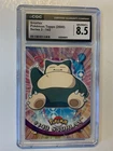 2000 Topps Pokemon TV #143 Snorlax Animation Series 3 CGC 8.5 NM/MINT+ PSA