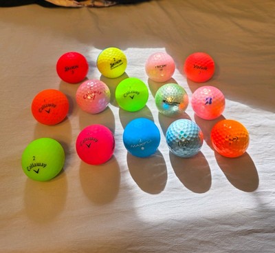 Golf Balls Assorted Colors and Brands Miscellaneous Balls