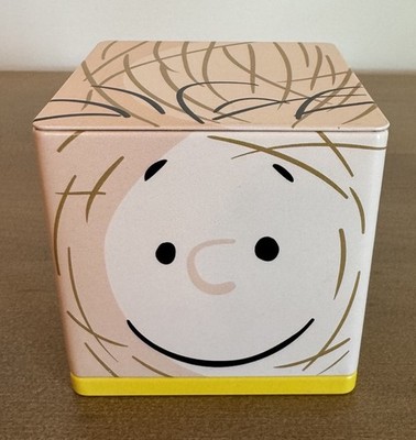 Hallmark Pigpen Peanuts Cubeez Stackable Tin Retired Vintage 3 x3 