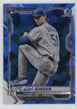 2021 Bowman Chrome Sapphire Edition Brady Singer #43 02zw