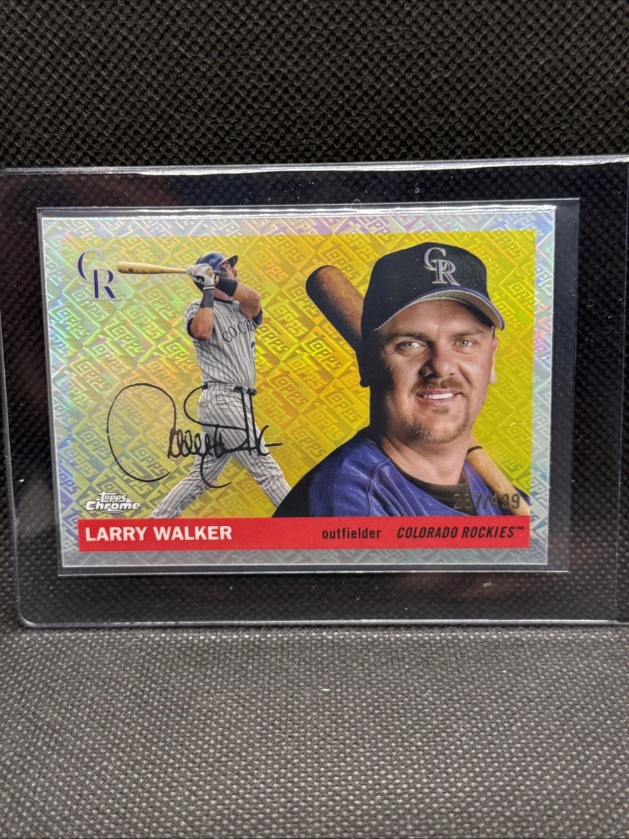 Larry Walker Baseball Serial Numbered Sports Trading Cards