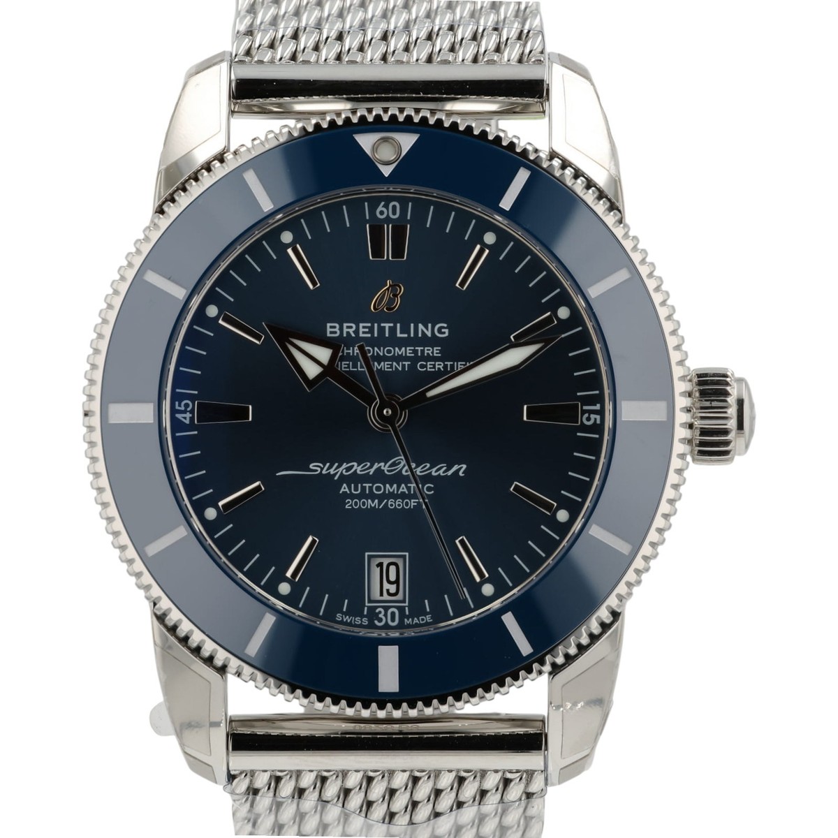 NEW 2026 Breitling Superocean Heritage II Blue Dial & Bezel 42mm