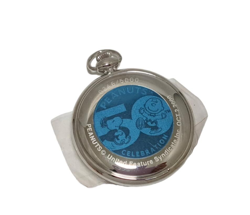Snoopy PEANUTS 50th Anniversary Happy Time Pocket Watch