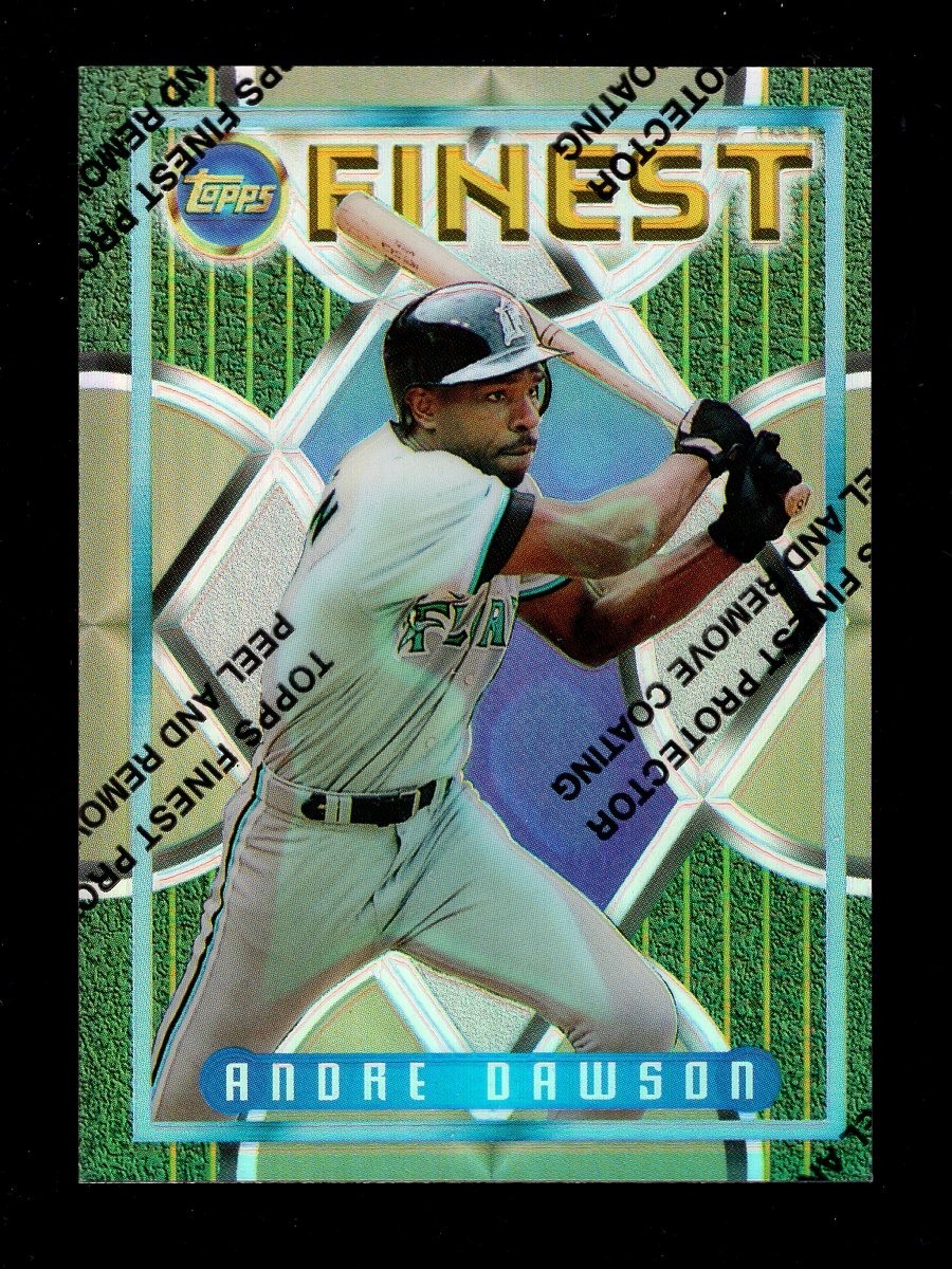 1995 TOPPS FINEST REFRACTOR #330 ANDRE DAWSON MARLINS