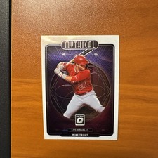 2021 Donruss Optic Mythical Silver Prizm Mike Trout Los Angeles Angels