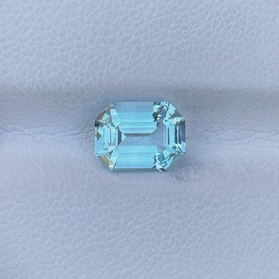 Natural Blue Aquamarine 2.37ct Emerald Cut | Loose Gemstone