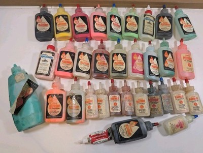 Vintage Thing Maker Creepy Crawlers Plastigoop Goop Bottle Lot
