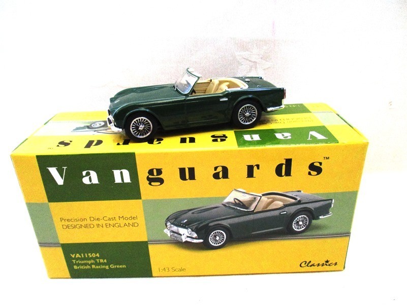 Corgi Vanguards Triumph TR4  BRG     VA11504    RARE