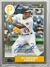 Ke'Bryan Hayes 2022 Topps #87BA-KH 1987 35th Anniversary Auto #/199