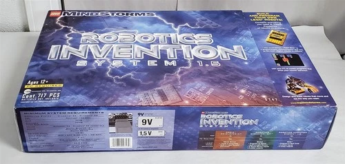 D-448 VINTAGE LEGO MINDSTORMS ROBOTICS INVENTION SYSTEM 1.5 IN ORIGINAL BOX!