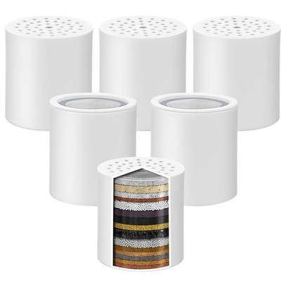【UPGRADED】6 Pack 20 Stage Shower Filter Replacement Shower Cartridge Filter w...