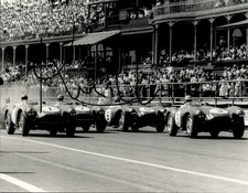 Gran Premio de Gran Bretaña 1955 Aintree Aston Martin DB3S Roy Salvadori Peter Collins