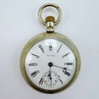Antique Waltham 17 Jewels Silveroid Pocket Watch, Pre-Owned, Runs (49#01)